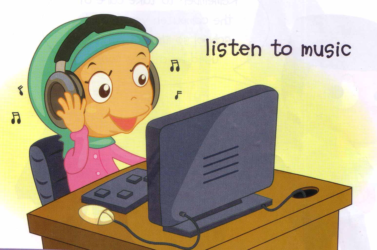 She listens to the radio. Listen to картинка. Учитель компьютер для детей. Аудирование картинки на прозрачном фоне. Аудирование рисунок.